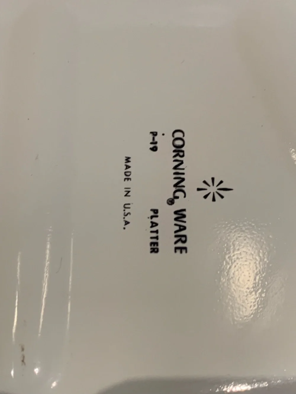Vintage Corning ware meat platter